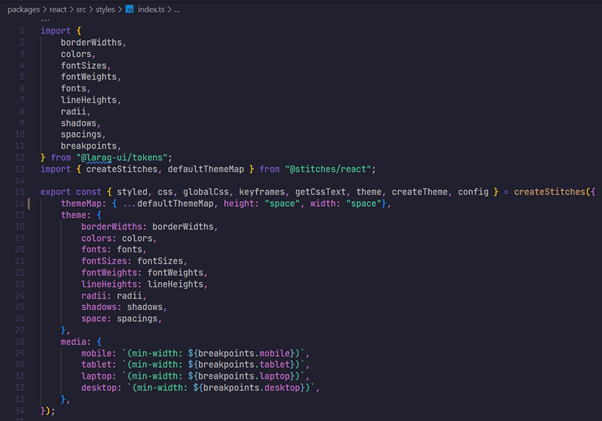 design system stitches